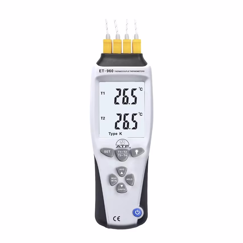 ATP Hi-Accuracy 4 Input K & J Type Thermometer