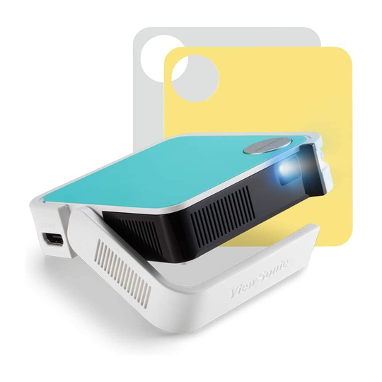 ViewSonic M1 Mini+ Smart Ultra Portable LED Projector with Bluetooth JBL Speakers, USB Type C, Automatic Vertical Keystone, Built-in Battery and ..