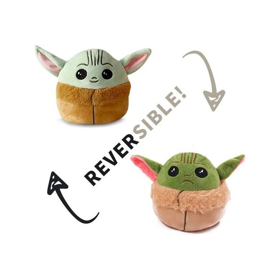 (14cm/5.5in) Double-Sided Baby Yoda Plush Toy Stuffed Doll