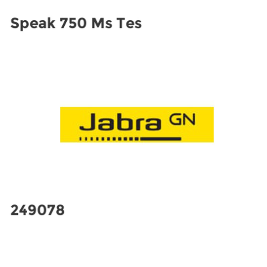 Jabra Speak 750 Ms Tes