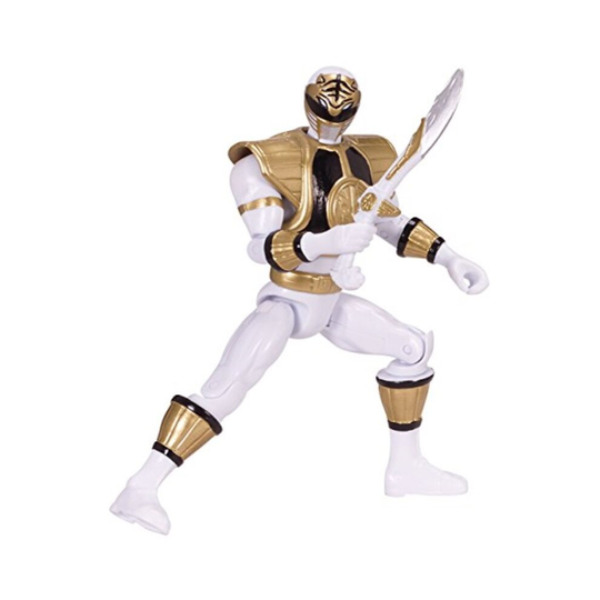 Power Rangers Legacy Mighty Morphin 5-Inch White Ranger Action Figure, Version 2