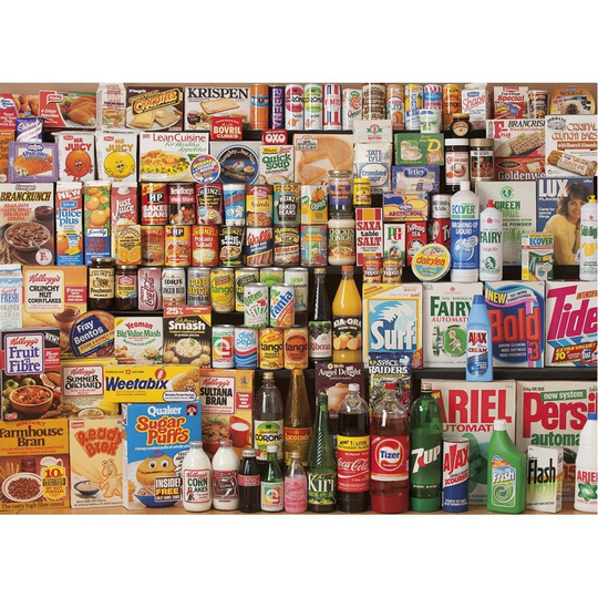 Gibsons 1980s Shopping Basket Jigsaw Puzzle (1000 Pieces)