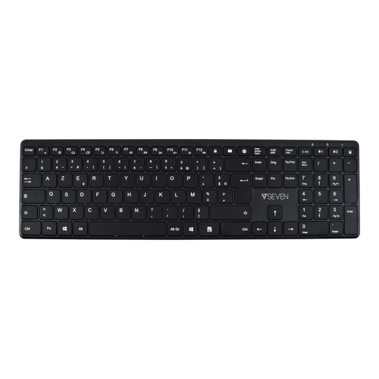 V7 Bluetooth Silent Keyboard FR CA05197- you get 4