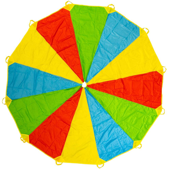 12ft Parachute Play Tent Kids Game with 12 Handles