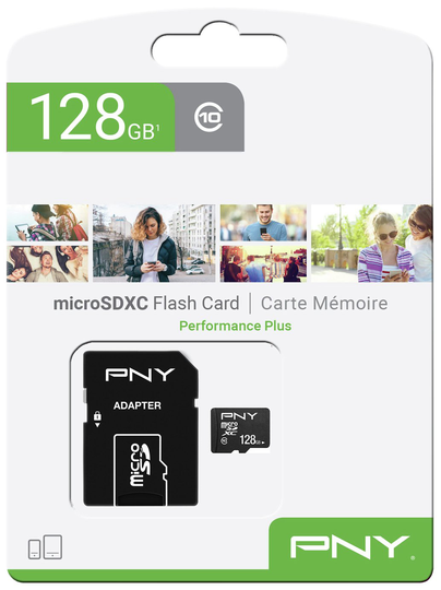 PNY Performance Plus microSD Memory Card - 128GB