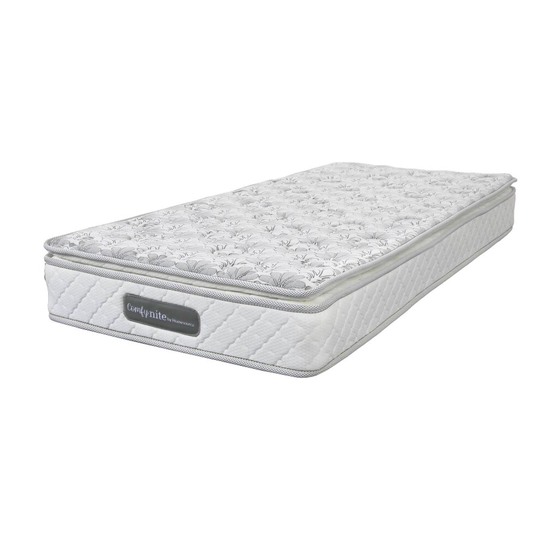 Comfynite Memory Foam Mattress Single 3ft Bonnell Sprung Knitted Cover 23cm Deep