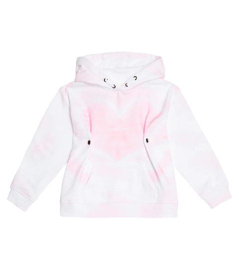Tie-dye cotton hoodie