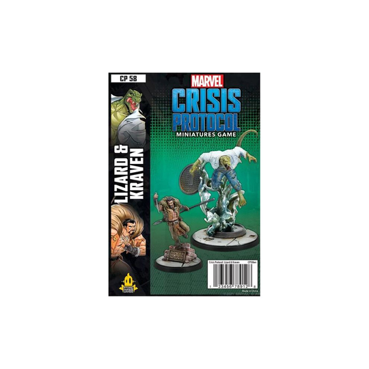 Lizard and Kraven Marvel Crisis Protocol Miniatures Game