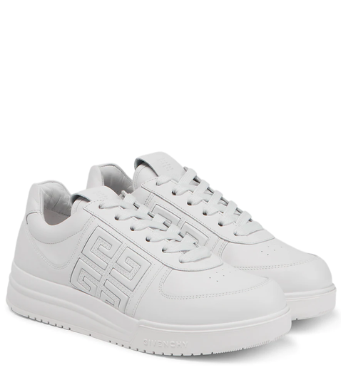 G4 leather low-top sneakers
