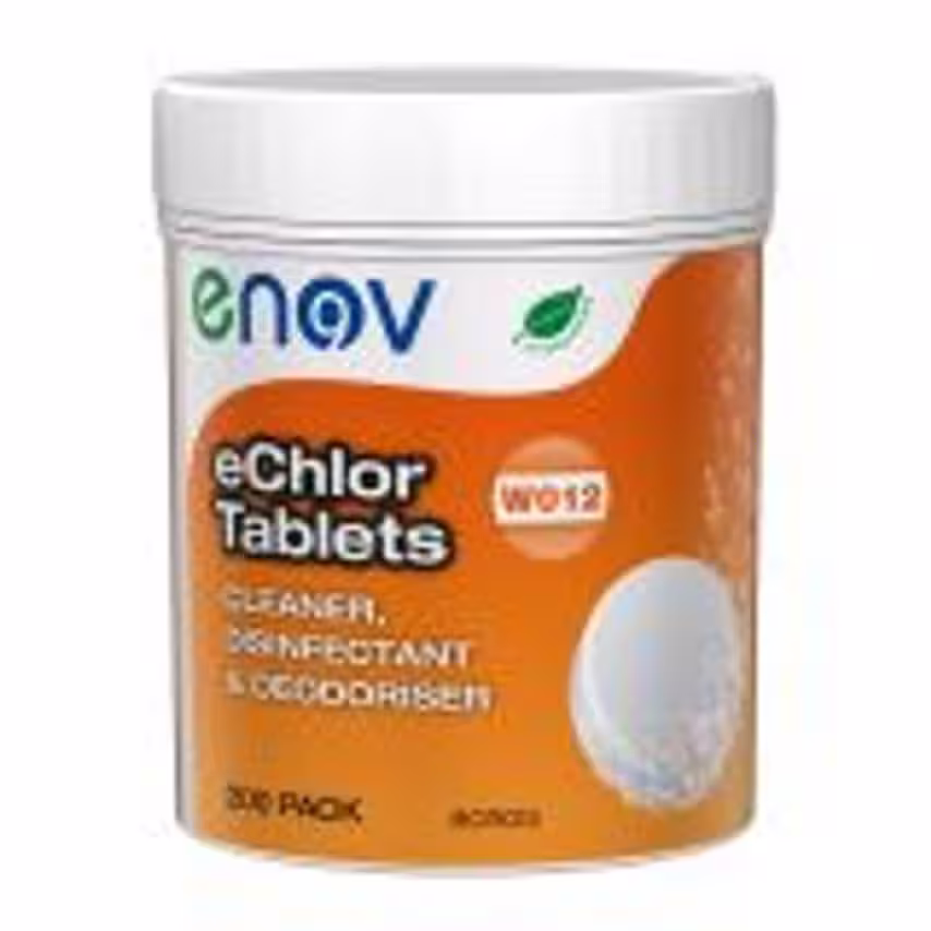 Enov Echlor Tablets W012 Cleaner, Disinfectant & Deodoriser 200 Tabs