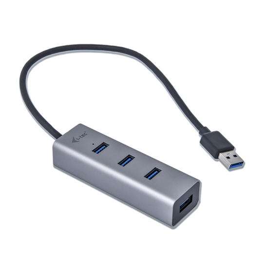 I I-Tec Usb 3.0 Metal 4-Port Hub 3G60124- you get 14