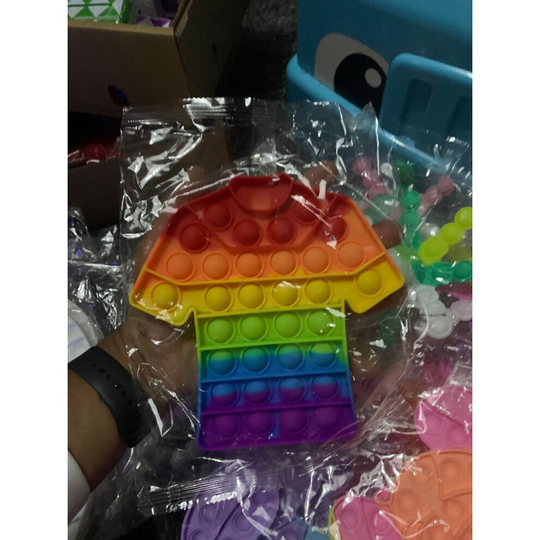 Dealmonkey - T shirt rainbow pop it