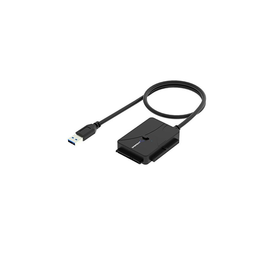 Sabrent USB 3.0 TO SSD / SATA / IDE 2.5 / 3.5 / 5.25-INCH Hard Drive Converter With UL Power Supply & LED Activity Lights [10TB Support] (USB-DS12)