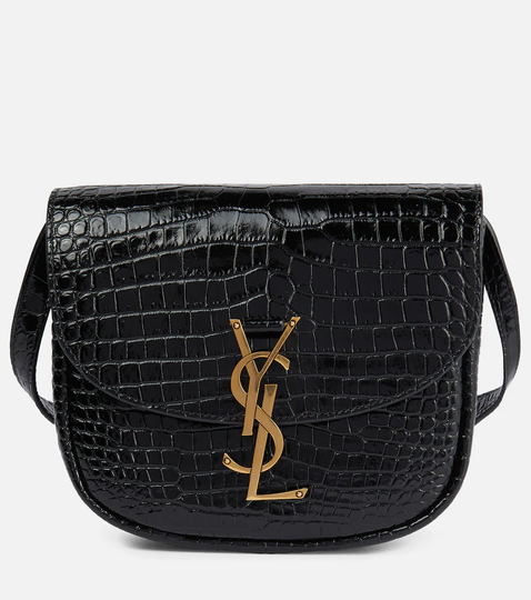 Kaia Small croc-effect leather shoulder bag