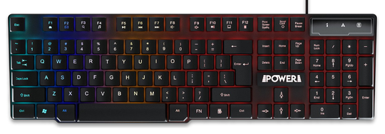 Power Gaming Recon Ocelot RGB Wired Gaming Keyboard - Black