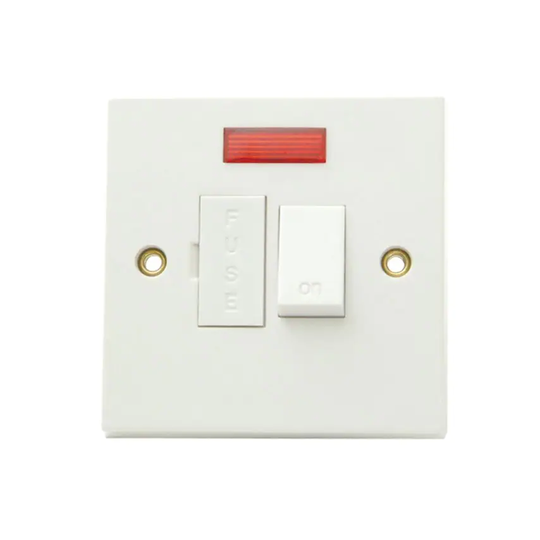 SMJ Fused Switched Connection Unit Neon 20 Amp Double Pole SMJPPSW20DPN
