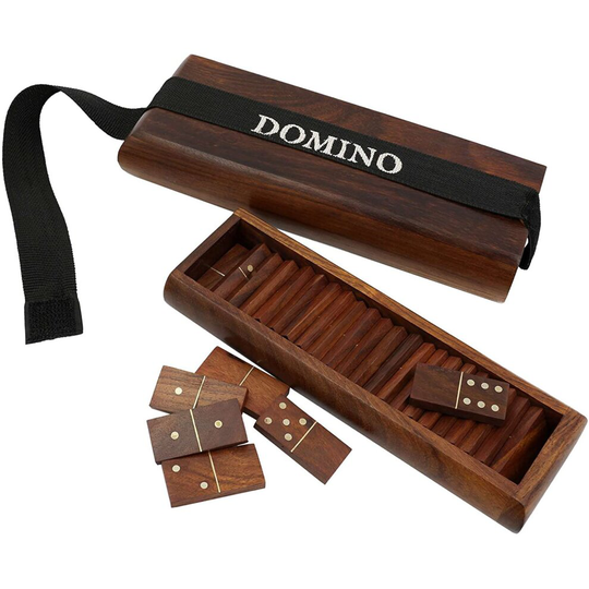 Wooden Handmade Domino Game Set Great Gifting Idea