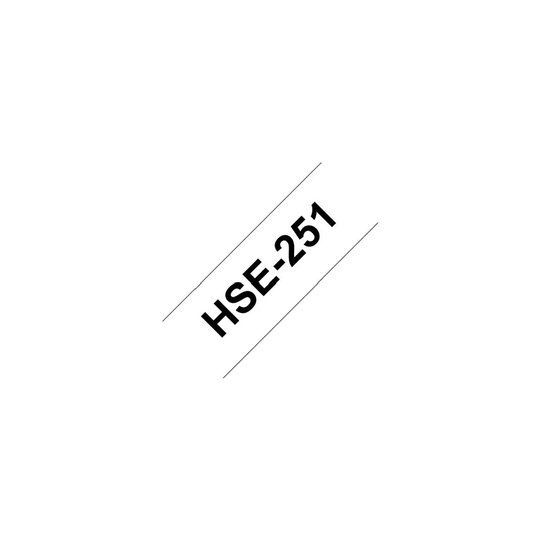 Brother HSE-251 24MM Heat Shrink P-touch Tape 1.5M