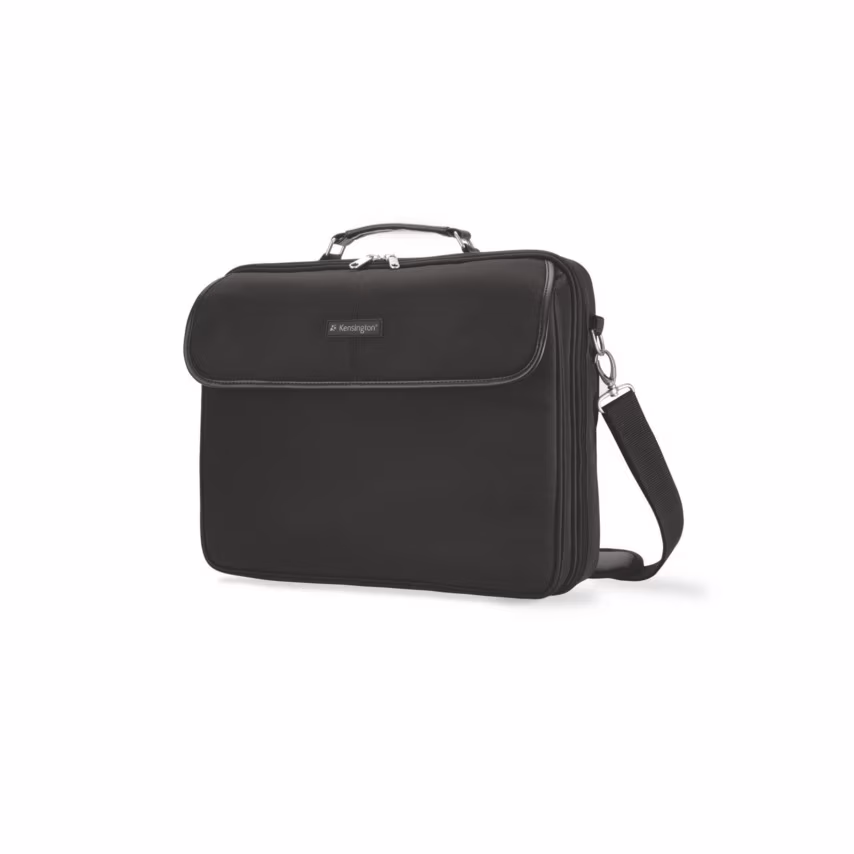 Kensington Simply Portable 15.6 Inch Clamshell Laptop Case Black