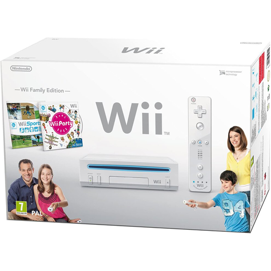 Nintendo Wii Console Family Edition - Wii Party & Sports