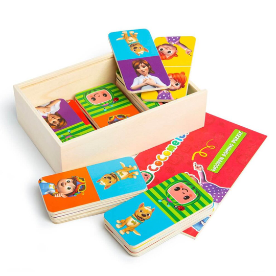 Cocomelon Wooden Domino Puzzle
