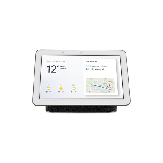 Google Nest Hub (formerly Home Hub) Smart Assistant Speaker - Charcoal