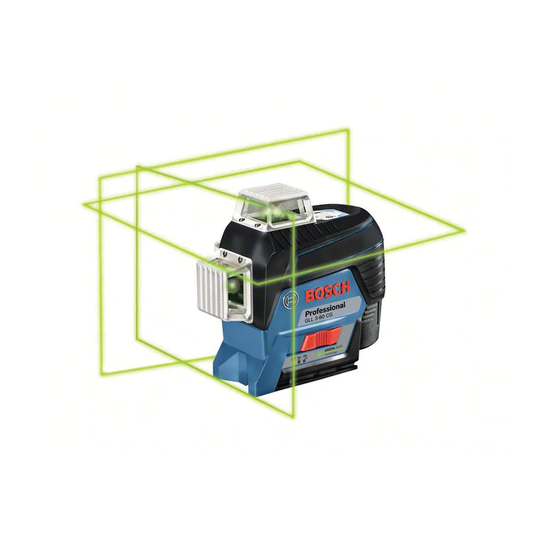 Bosch GLL 3-80 CG 12V Green Multi Line Laser Including BM1 Mount, 1X 2.0AH Batte