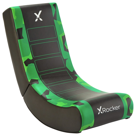 X Rocker Video Rocker Junior Gaming Chair - Green Camo Edn
