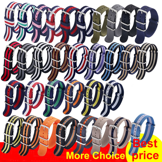 (#18, 18mm) Nato Watch Band 18mm 20mm 22mm Nylon Sport