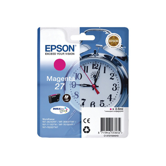 Epson C13T27034010 WF3620 Inkjet Cartridge Magenta