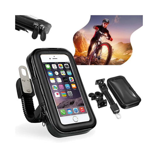 Waterproof Motorcycle Bike Bicycle Scooter Phone Mount Case Holder Bag