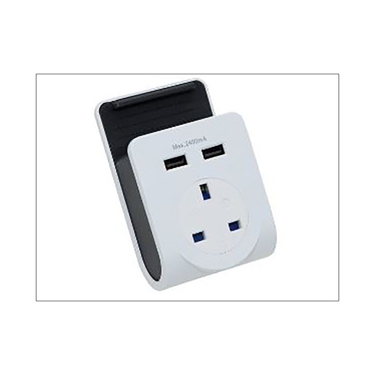 Power Adaptor 2 x USB Charger outlet (2.4A)