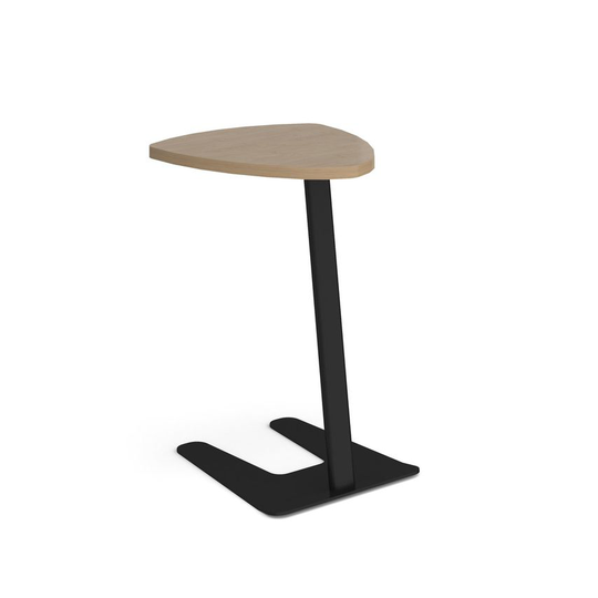 Social Spaces Buddy Laptop Table with Black Frame and Shield Top - Made to Order