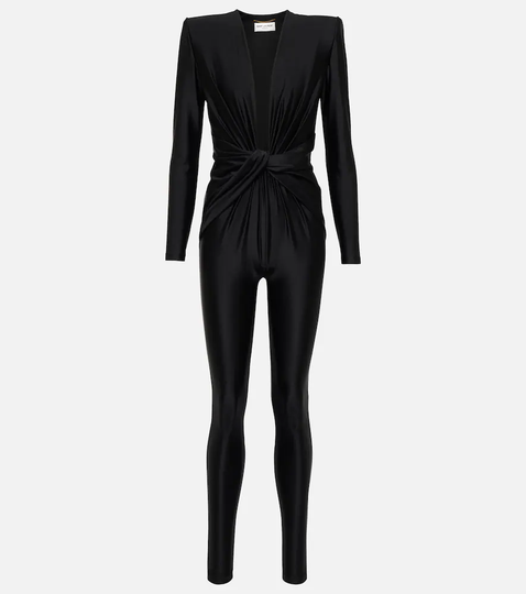 Twist-detail jumpsuit