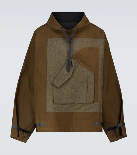 Patchwork cotton jacket