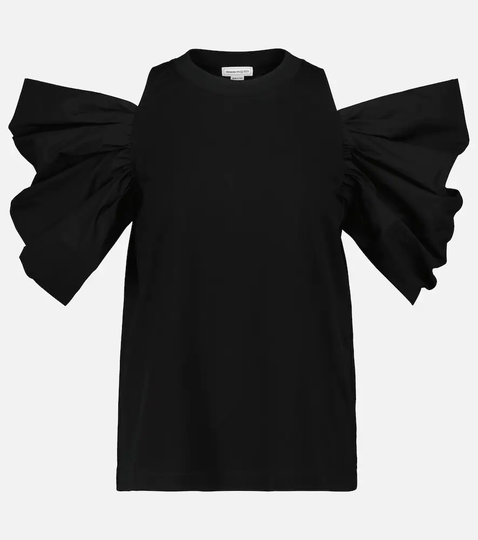 Cutout cotton top
