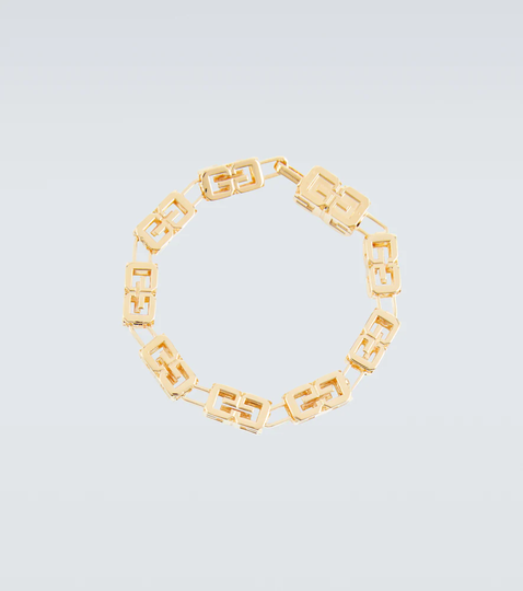 G Cube gold tone bracelet