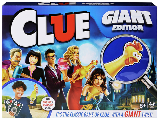 Giant Clue Classic Mystery Party Retro Board Game