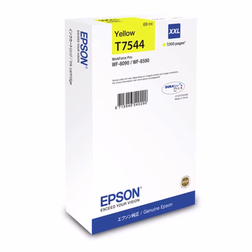 Epson Ink Low Volume WF-8090/WF-8590 Ink Cartridge XXL Yellow