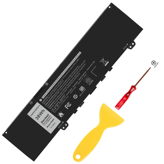FUTUREBATT 38Wh Battery for Dell Inspiron 13 7370 7373 7380 Vostro 5370 F62G0 RPJC3 039DY5
