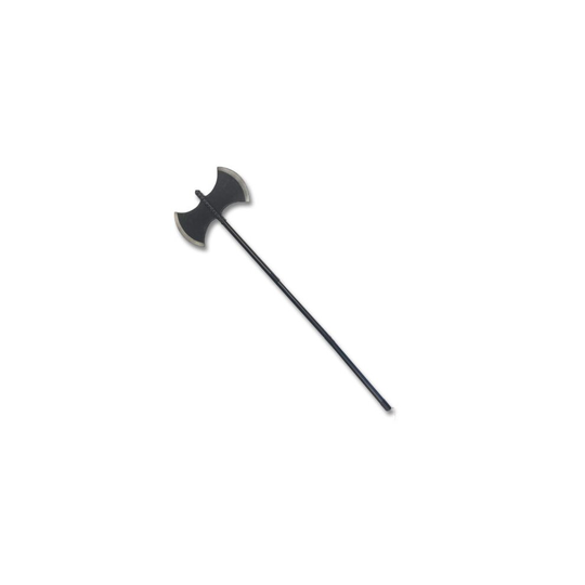 (Pack of 2) DOUBLE BLADED AXE Plastic Halloween Party Prop Weapon Fancy Dress Accessory G202