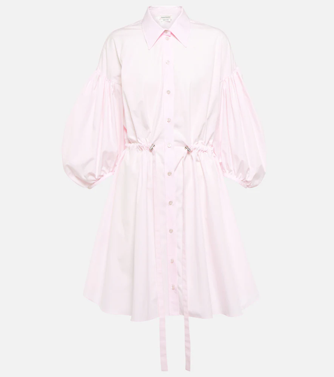 Cotton shirt dress