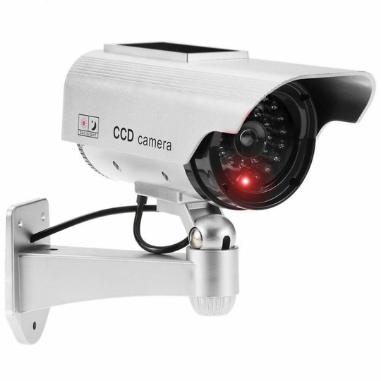 Solar Dummy CCTV Camera Outdoor/Indoor Waterproof With Reality LED