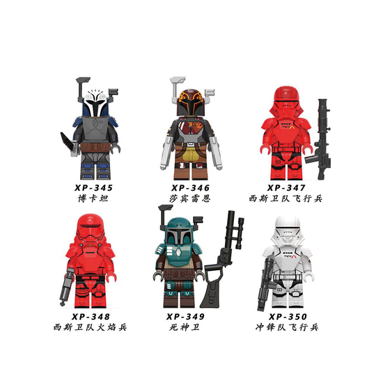 6X Star Wars Clone Wars Minifigures Fit Lego Toy Collection