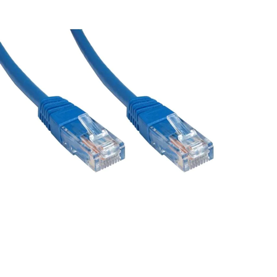 Cables Direct 6 Cables 0.5M 10 UTP PVC INJ MDD Cable-blue