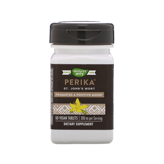 Nature's Way, Perika, St. John's Wort, 300 mg, 60 Vegan Tablets