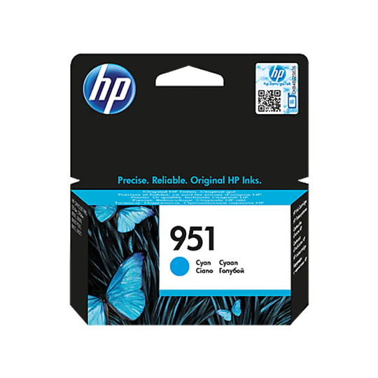 HP 951 Cyan Standard Capacity Ink Cartridge 700 pages for OfficeJet Pro 251/276/