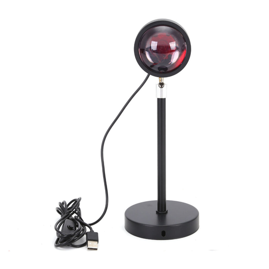 (Sunset Red) Sunset Projector LED Desk Lamp | Sunset Mood Lamp