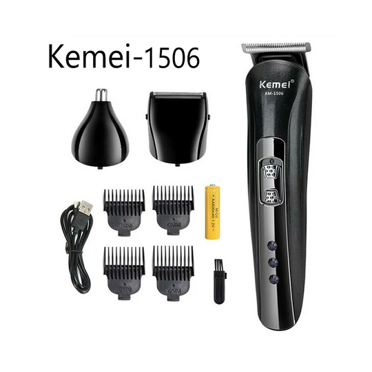 KEMEI Cordless Hair Clippers | Mens Hair Trimmer | USB Rechargeable