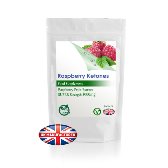 Raspberry Ketone - 3000mg Super Strength (30 Tablets) FREE UK DELIVERY